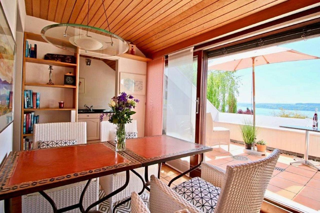 Ferienwohnung Mit Seeblick Und Dachterrasse In Ueberlingen 外观 照片