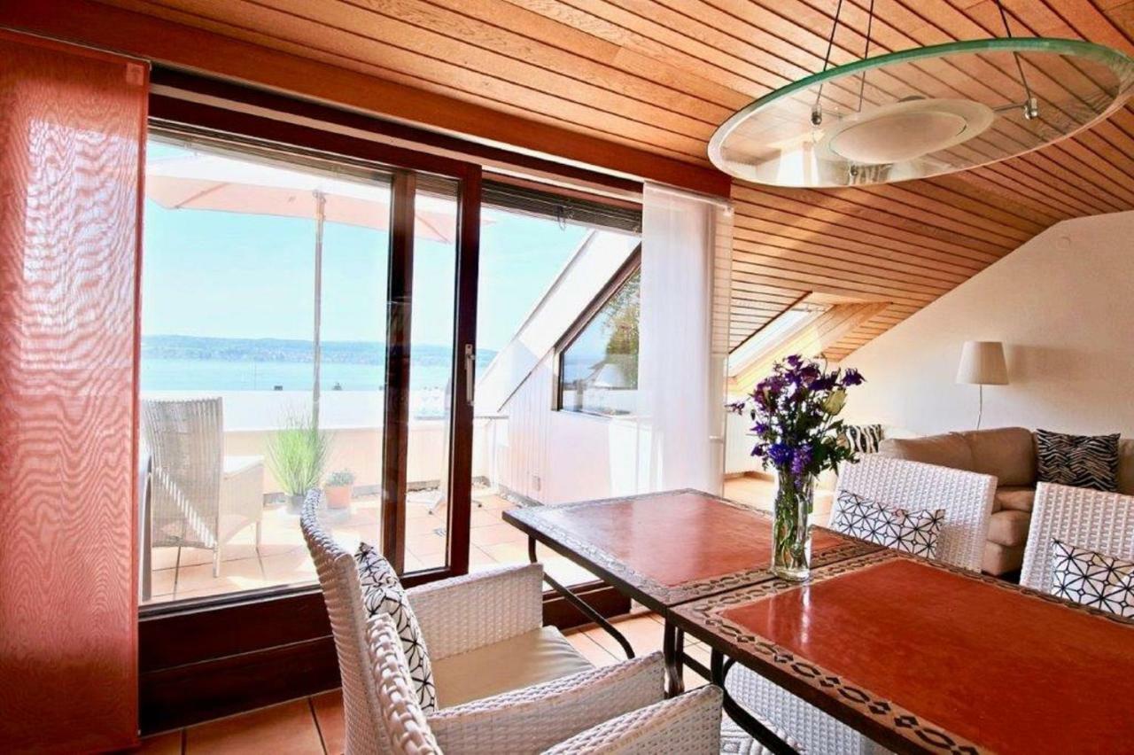 Ferienwohnung Mit Seeblick Und Dachterrasse In Ueberlingen 外观 照片